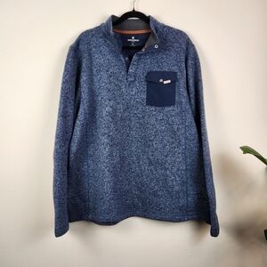 Woolrich Men's 1/4 Snap button Closure Sweater Size XL